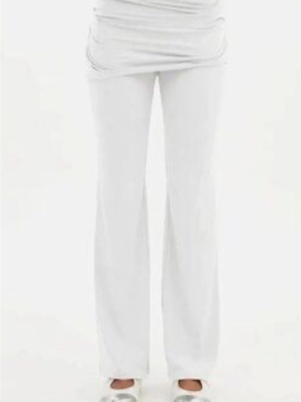 girlfriend collective White Wide-Leg Pants
